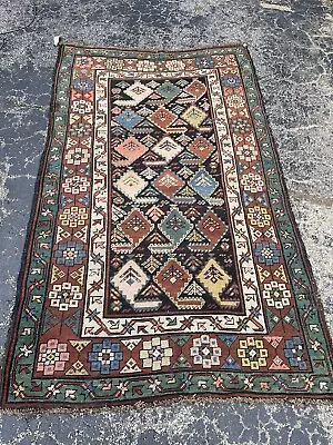 Antique Oriental Rug - 4x6 - Handmade Wool • $400