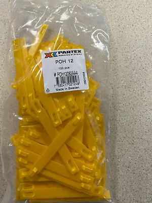 £4 • Buy Partex POH12 Cable Marker Carrier Strip, Holds Up To 12 POK10 Markers (100 Pack)
