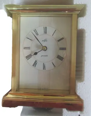 1980 Kienzle Quartz  Mantle Clock German Made Brass Casing Vintage NEW IN BOX!!! • $44.68