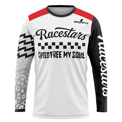 Motocross Men's Enduro Mountain Shirts MTB Racing Long Sleeve Cycling Jersey MX • $18.99