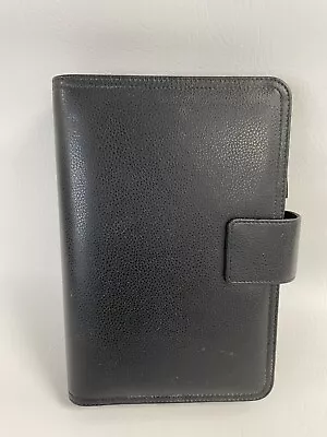 Franklin Covey 365 Monthly Weekly Organizer Planner Black Faux Leather W Inserts • $29.99