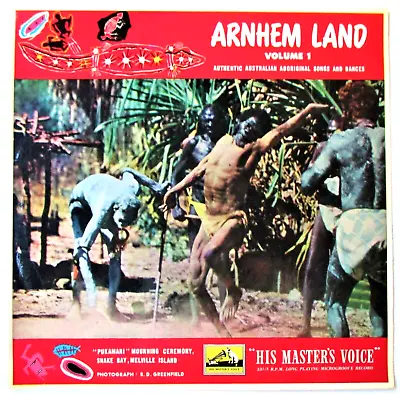 $125 • Buy Arnhem Land Volume 1 - Australian Aboriginal Songs And Dances - 1957 Orig HMV LP