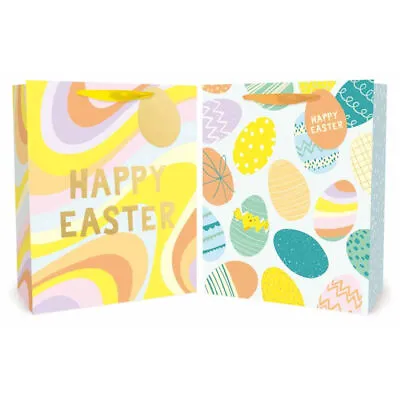 Large Easter Gift Bag - Cute Design Assorted Single Gift Wrapping Bag Present • £2.99