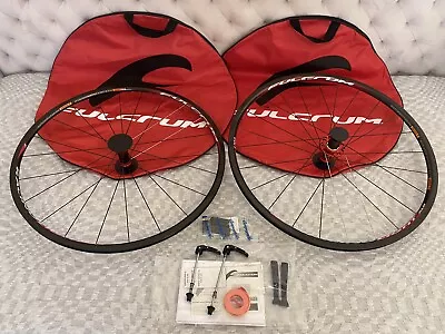 NOS Fulcrum Racing Light XLR (CULT Bearings) Clincher Wheelset (Shimano Freehub) • $1699