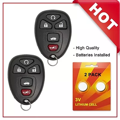 2 For 2006 2007 Chevy Chevrolet Monte Carlo Remote Car Key Fob OUC60270 • $9.58