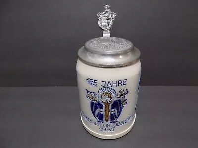 Reinhold Merkelbach German Westerwald Lidded Munich Octoberfest Beer Stein • $62