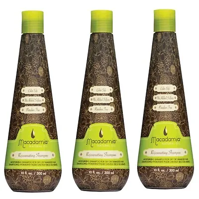 LOT 3 PACK Macadamia Natural Oil - Rejuvenating Shampoo For Dry Hair 10oz Ea NEW • $25