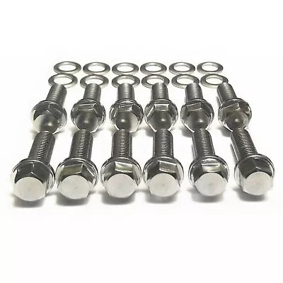 Stainless Steel Exhaust Manifold Header Bolts Kit For LS1 LS2 LT1 LS3 GM Vort 2x • $9.99