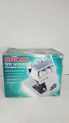Singer Tiny Serger Overedging Machine Model TS380A With Pedal And Manual  • $89.95