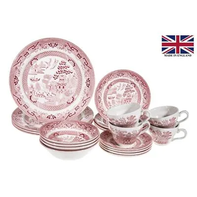 $99 • Buy Queens By Churchill Rosa Willow - 20pc Dinner Set (Made In England)