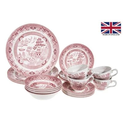 Queens By Churchill Rosa Willow - 20pc Dinner Set (Made In England) • $99