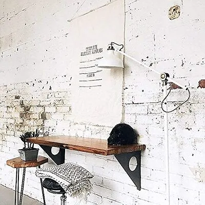 Industrial Rustic Wallmounted Dropleaf Table Dining Table Desk Pine Wood Wallmou • $165.87