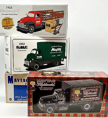 First Gear Maytag Delivery Truck Lot Of 4 1:34 Scale 1952 1953 1955 1957 NIB • $47.50