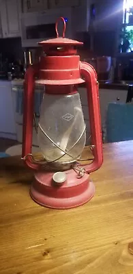 Vintage Antique Primitive Oil Lantern Red • $20
