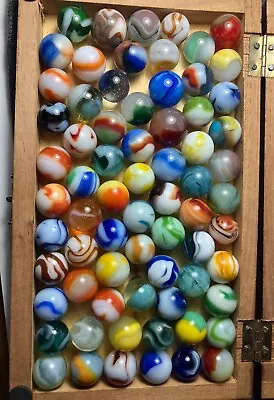 Vintage Lot Of Marbles Akro Alley Master King Cac Peltier Champion • $60