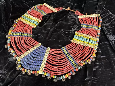 Old Nagaland Ceremonial Tribal Necklace From Nagaland …beautiful Collection And  • $453.42