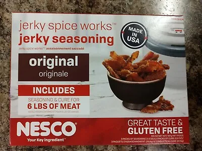 (1-3pk)-BEST Nesco Original Jerky Beef Venison Sausage Stick Seasoning Kit Bj-6 • $29.53