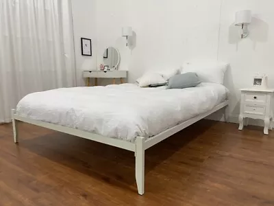 £89.99 • Buy  Moderm 4ft6 Double 5ft King Low Platform Strong Solid Metal Bed Frame Loft Bed