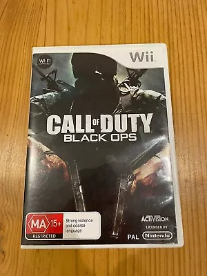 Call Of Duty Black Ops Nintendo Wii With Manual • $10