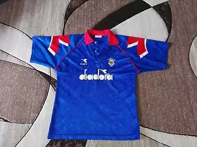 Rare Linfield Home Football Shirt 1995 -1996 Vintage Diadora Size L Adult Retro • £96