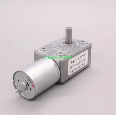 DC6V12V 24V JGY370 Turbo Worm Gear Motor Full Metal Gearbox Large Torque Turbine • $9.93