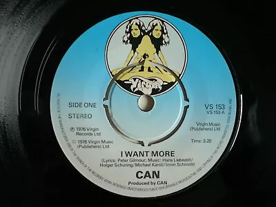 Can I Want More 7  Vinyl UK 1976 Virgin 1st Press Porky Pecko Krautrock Single • £5.99