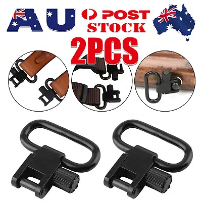 2pcs QD Sling Flush Push Button Swivel Mount For Rifle Slings Quick Detach D • $6.85