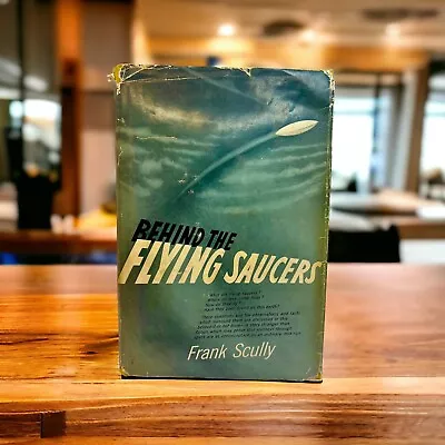 BEHIND THE FLYING SAUCERS 1st Edition Hardcover Book Frank Scully Vintage 1950 • $60