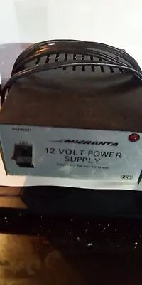 Micronta Regulated 12 Volt Power Supply Converter 120 Volt AC To 12DC • $30