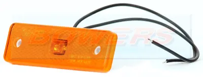 Was W44 12v / 24v Amber Orange Led Side Marker Light Lamp Car Van Truck Trailer • $14.18