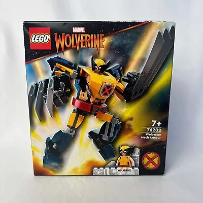 Lego 76202 Wolverine Mech Armour Marvel Super Heroes X-Men Retired Set BNISB • $39.95