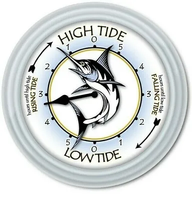 Tide Clock - Times Of High Low Tides - Marlin Beach Boat Fishing Surfing - GIFT • $38.99