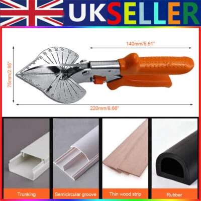 £11.99 • Buy Gasket Shear Mitre Shear Multi Angle Trim Cutter For Cutting Plastic PVC PE Pipe