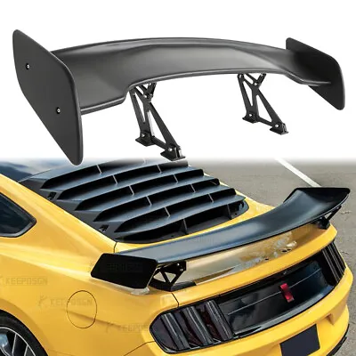 46  Matte Rear Trunk Spoiler Wing Racing GT Style Wing For Ford Mustang GT500 • $130.98