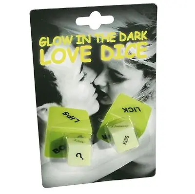 Glow In The Dark Love Dice Kama Sutra Game Sexy Romantic Adult Stocking Filler • £3.89