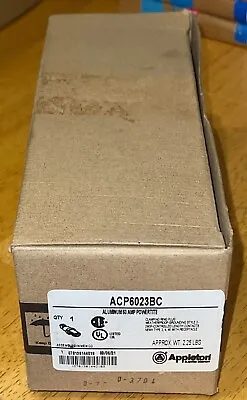 New In Box Appleton Acp6023bc Aluminum 60 Amp Powertite 2w3p Plug *hot Deal* • $55