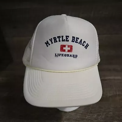 Vintage Myrtle Beach South Carolina Lifeguard Adjustable Baseball Ball Cap Hat • $7.22