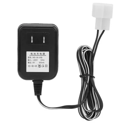 £10.17 • Buy 6V 500mA Wall Charger AC Adapter Battery Charger For Kids Ride On Car Toy
