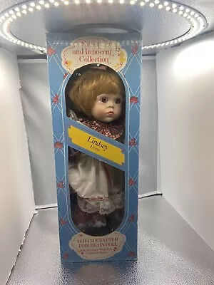 Heritage Mint Porcelain Doll Shannon Sweet  Innocent Collection NEW 1992 Lindsey • $23.80