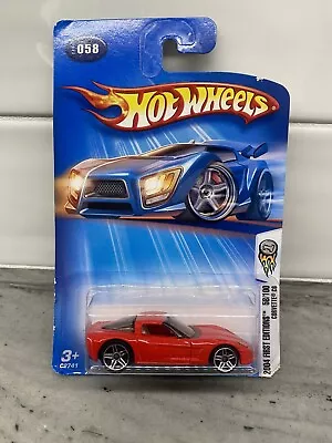 2004 Hot Wheels First Editions #058 C6 Corvette • $10.26