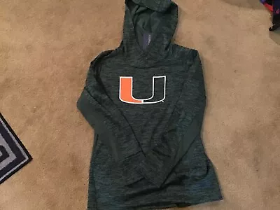 Miami Hurricanes Women’s XL Fanatics Hoodie Hooded Sweatshirt NWT • $11.99
