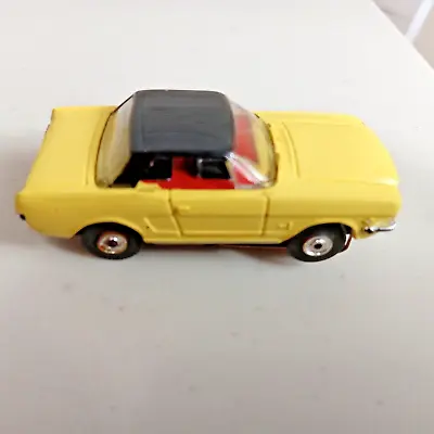 Aurora TJET  Mustang Coupe Yellow Black HO Slot Car Vintage • $89.95