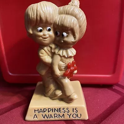 R & W Berries Co 1972 Happiness Is A Warm You Figurine Red Flower... • $5