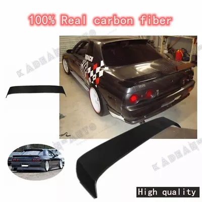 Carbon Dmax Trunk Spoiler Wing For Skyline R32 Gtr Bnr32 Gts Ecr32 Gts-t • $291.44