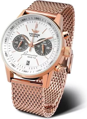 Vostok Europe GAZ 14 LIMOUSINE VK64-560B600B Mens Quartz Watch • $273.52