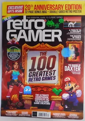 Retro Gamer Magazine #257 2024 20th Anniversary Edition 100 Greatest Retro Games • $14.53