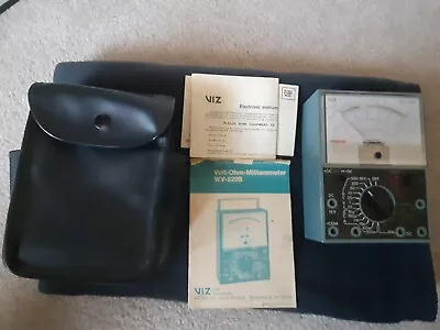 Vtg Viz Wv-520b Volt-ohm-millammeter W/case And Manual No Probes (not Tested) • $34.99