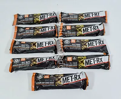 9 Met-RX Big 100 CHOCOLATE CHIP COOKIE DOUGH Replacement Bar 08/12/2024 Bulk • $32.99