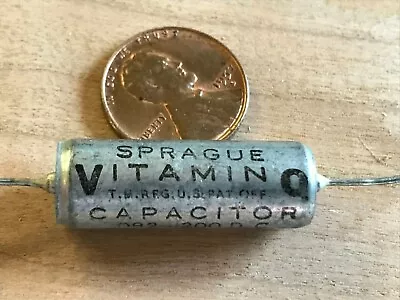 VITAMIN Q  CAPACITOR 0.082uF/200V ~ VINTAGE ~ PIO ~ GUITAR TONE ~ NOS~ 196P • $3.33