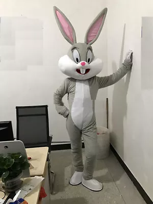 Discount Factory Sale Professional Easter Bunny Mascot Costumes Rabbit And Bugs • $97.72